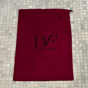 Diane Von Furstenberg Maroon Drawstring Dust Bag